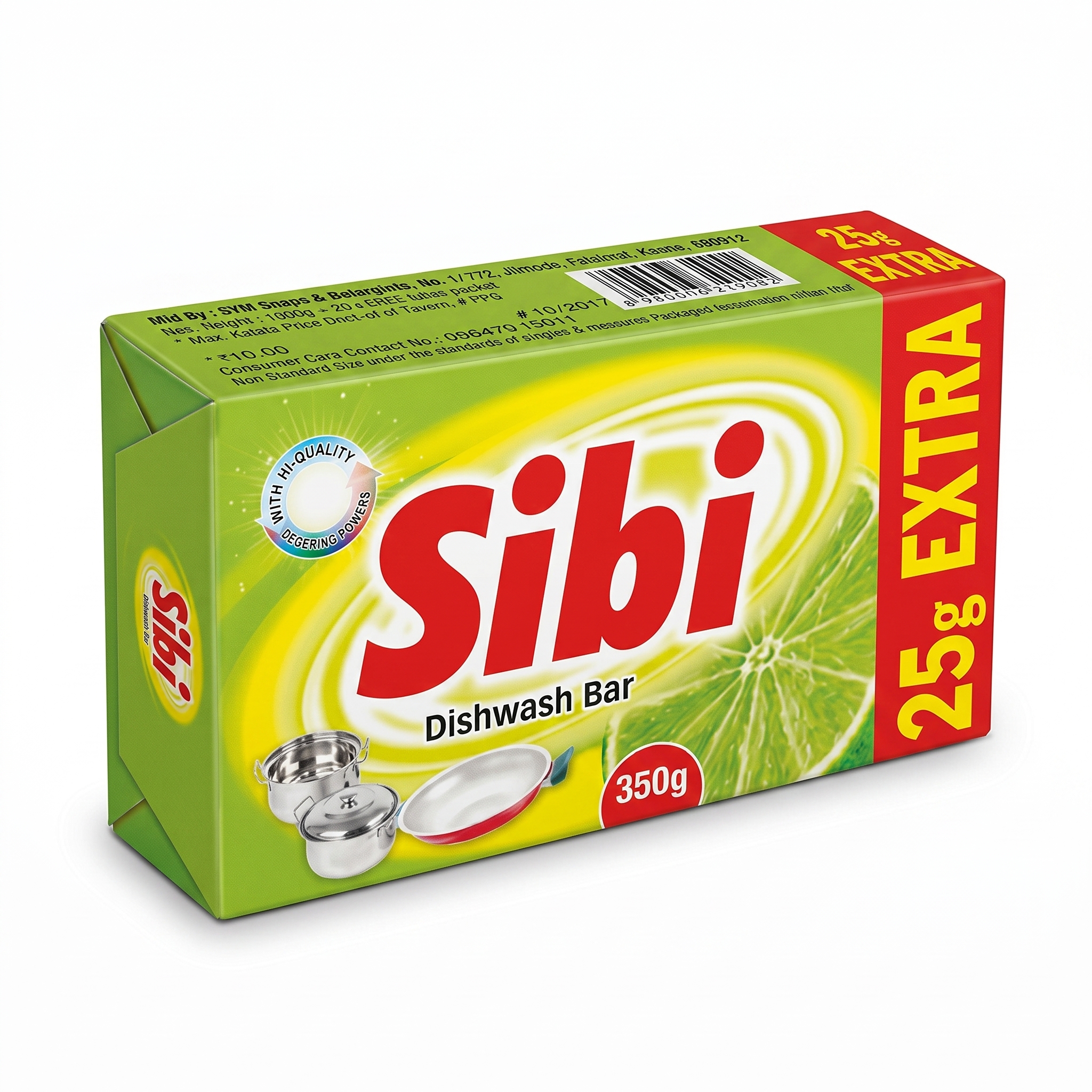 Sibi Plus Dishwash Bar - 350 g