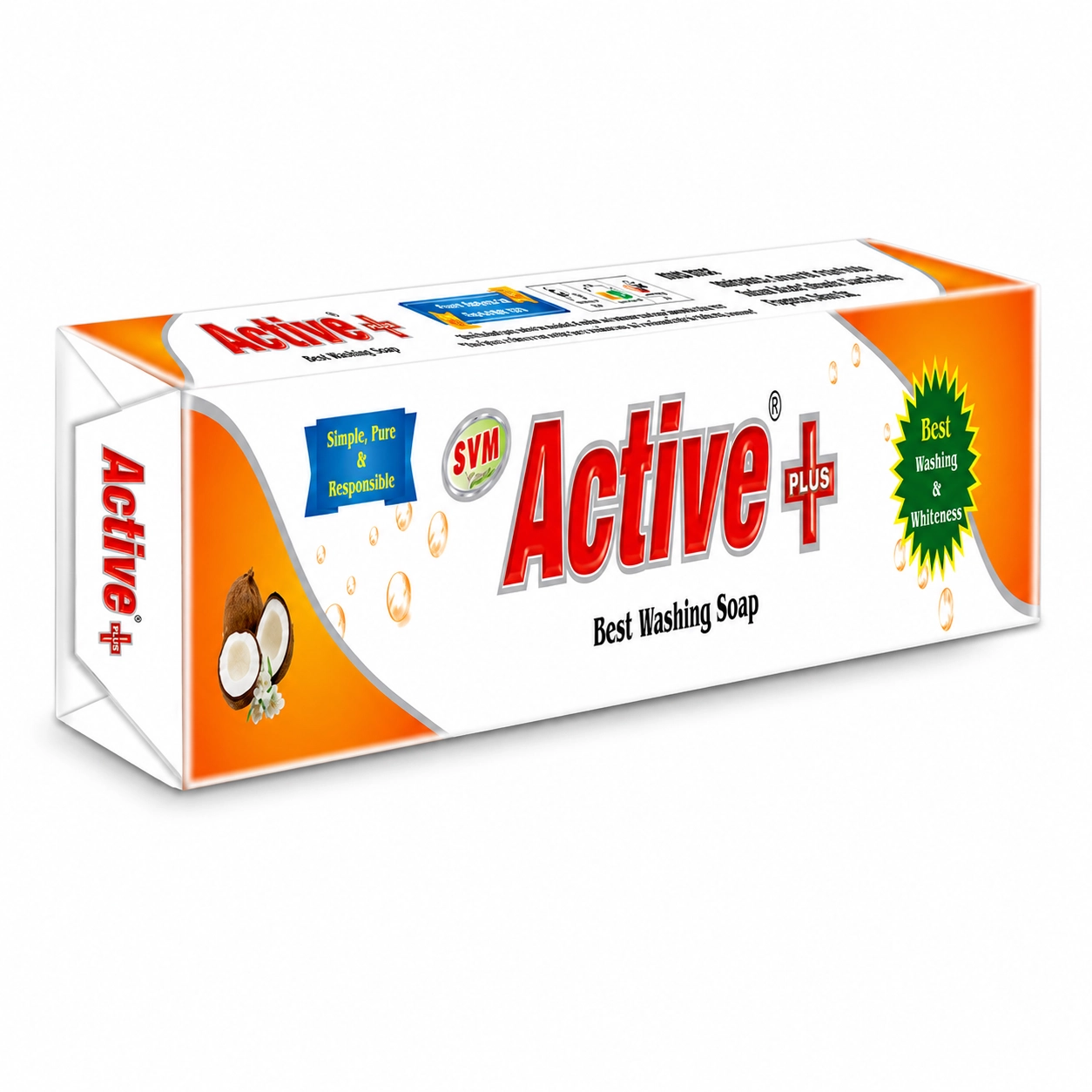 Active Plus Bar Soap Moisturising - Skin Care Formula