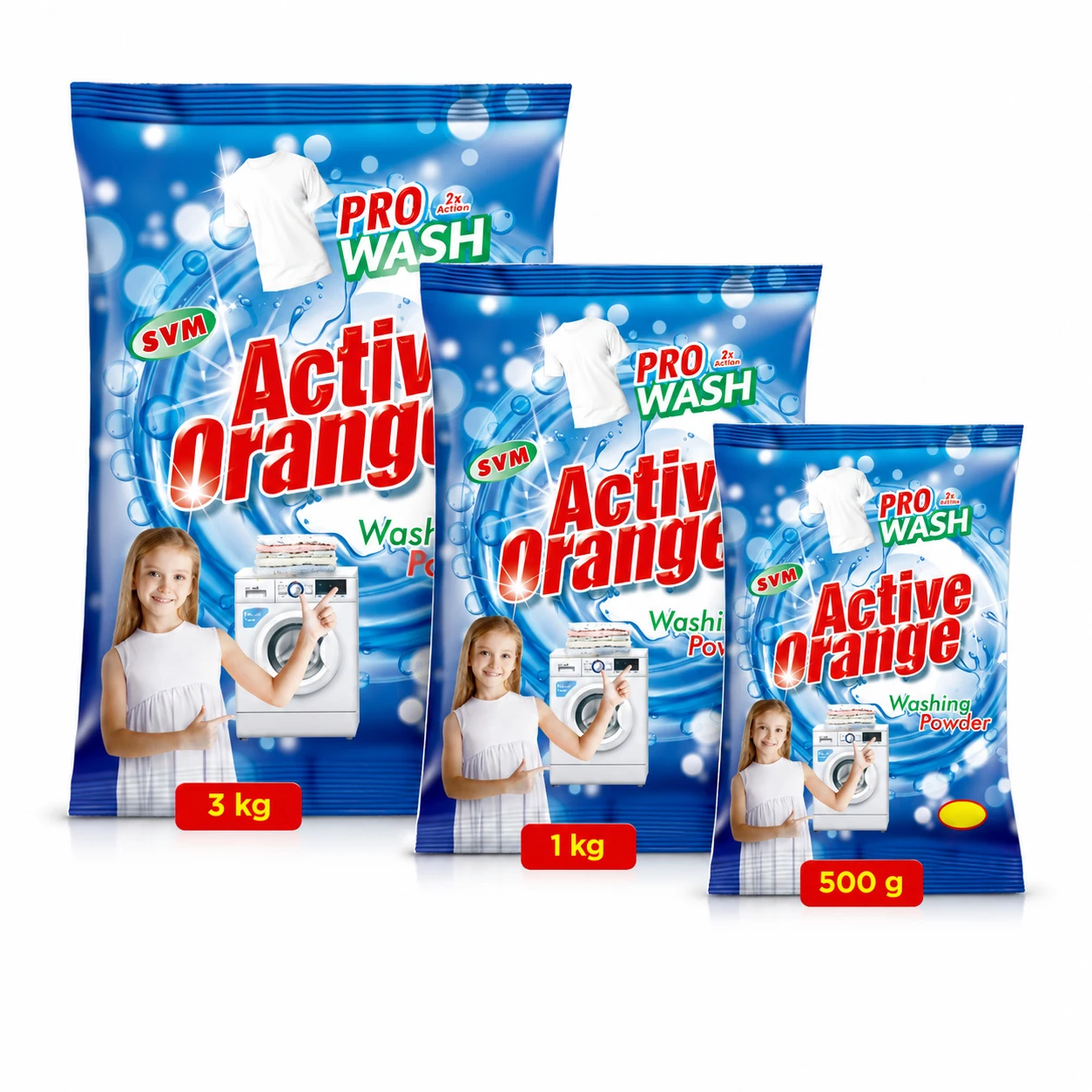Active Plus Detergent Powder Economy Pack - Daily Use