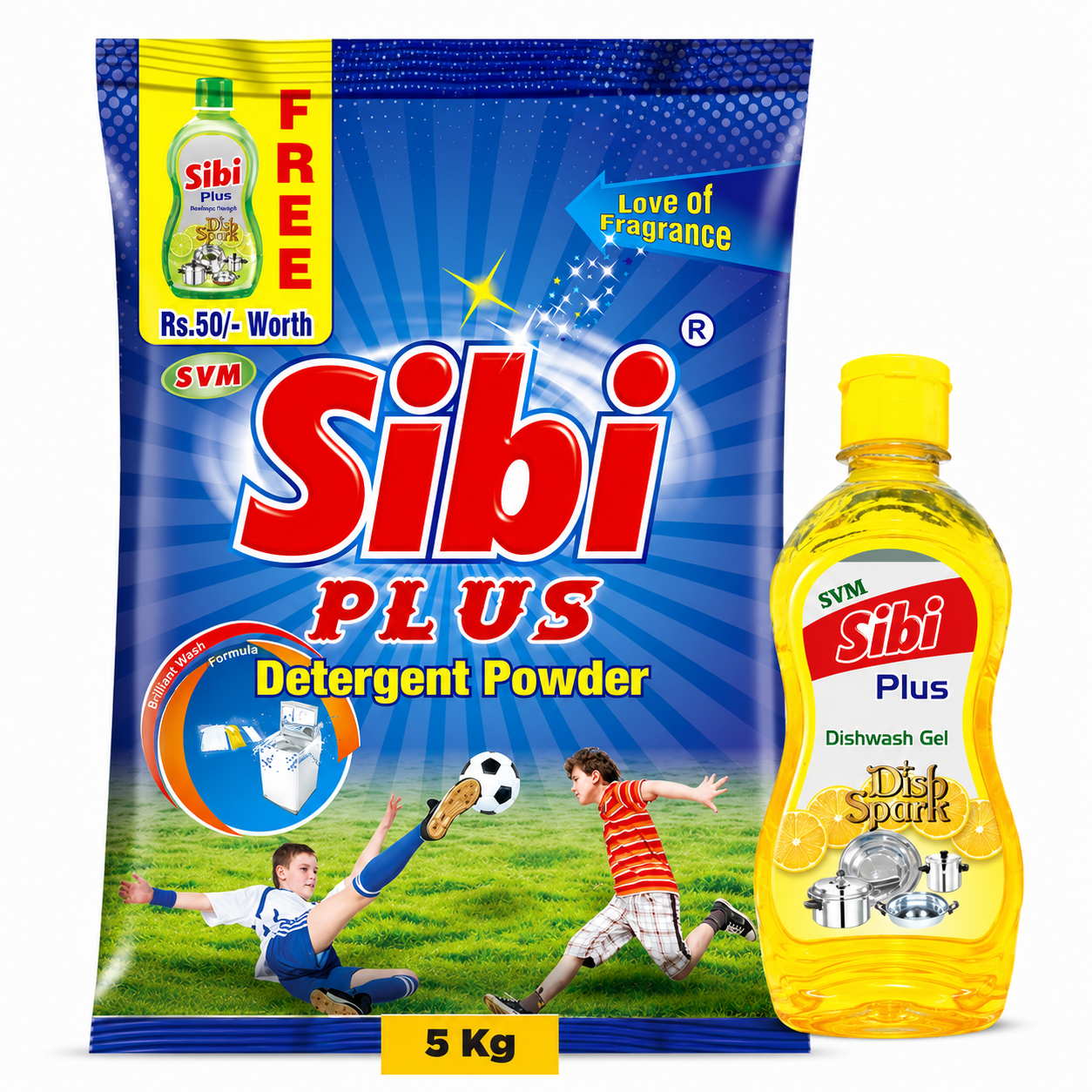 Sibi Plus Detergent Powder - 5 kg