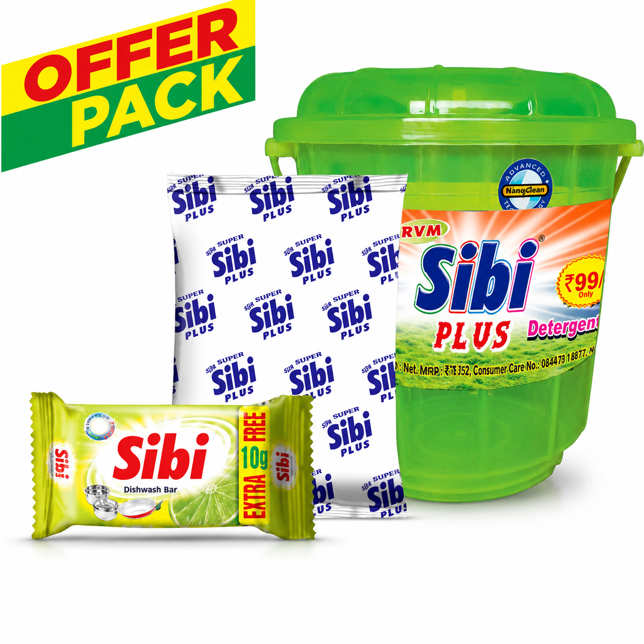 Sibi Plus Sibi Plus Detergent Offer Pack