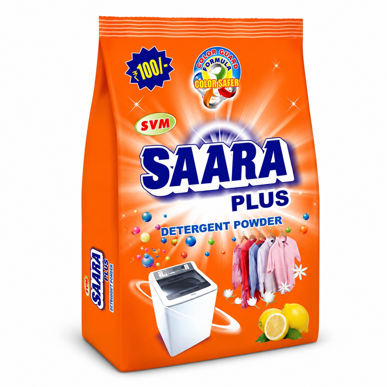 Saara plus 2kg detergent pack