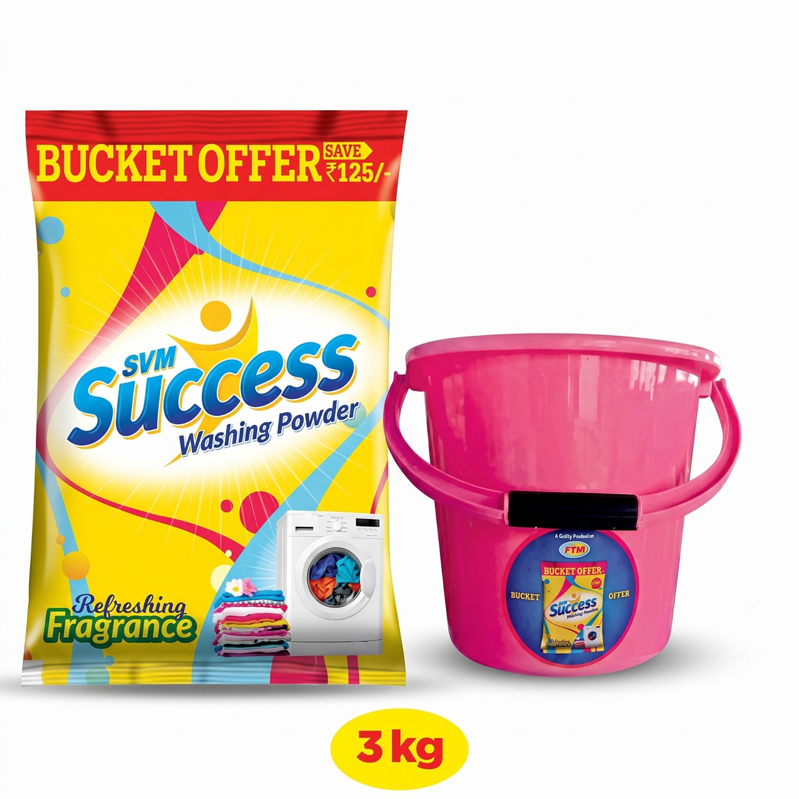 Success 3kg detergent pack